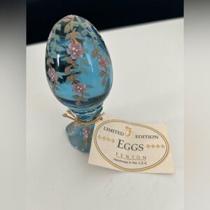 Fenton Handpainted Limited Edition Egg